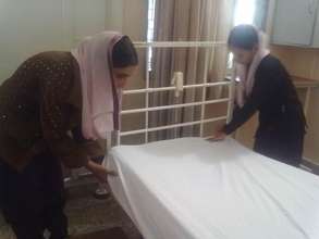 Making beds 2