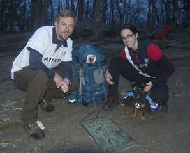 Lauren Davis & Nate Kramer on Springer Mountain
