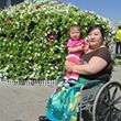 Mongolian Mother in Wheelchair