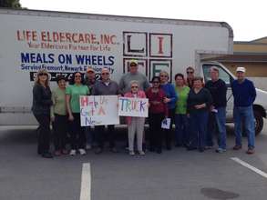 Meals on Wheels volunteers ready to deliver meals