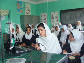 real time skypecast at Rokhshana Girls School