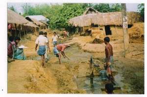Cleaning up the village