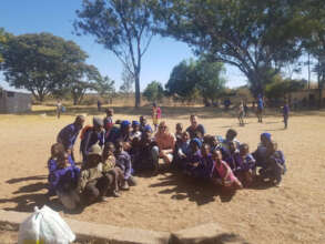Ali and Carly from Action Change Visit's School