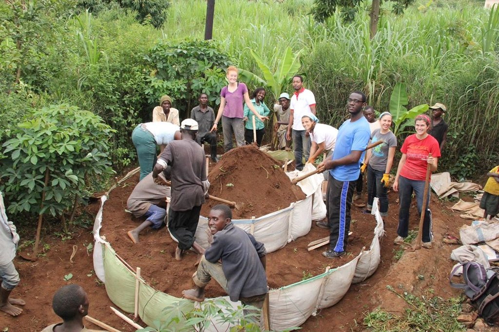 Building gardens with the community