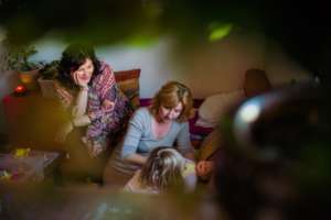 Sharing playtime with children