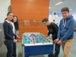 Good game of table football is always helpful