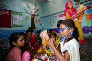 BRAC primary school students learn through play