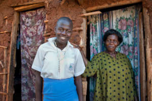Secondary school student and her mother