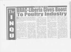 Inquirer article features BRAC hatchery