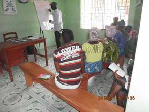 A workshop for kitchen gardeners - Sierra Leone