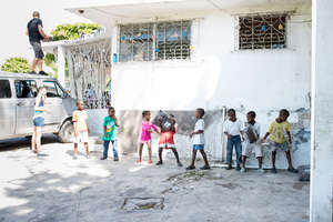 Miniature compost customers at the SOIL office