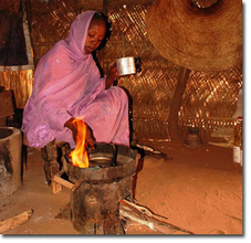 Gisma Ahmed Adam--a beneficiary of the project