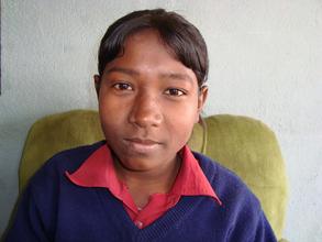 Kusum, in her school uniform