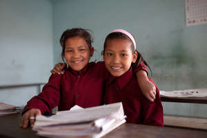 Former child laborers Sanju Maya and Maya.