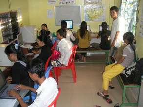 Empowering Youth Cambodia's Computer Lab