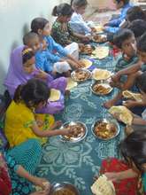 80 children enjoyed Mutton Korma and Naan