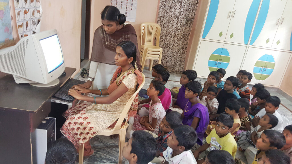 Computer Skill Training to Poor Adolescent Girls