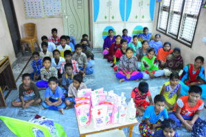 Masks Sanitizers Donation for OrphanChildren india