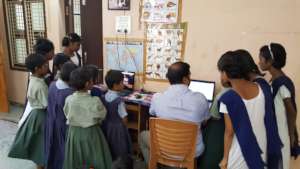 Advanced computer skills training to poor orphans