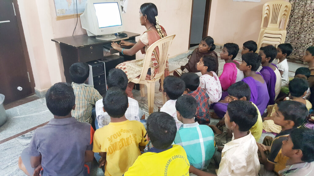 computer skill training program to orphan children
