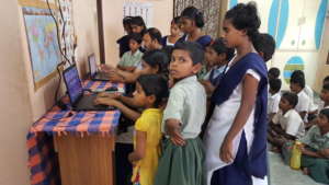 Computer skills training to orphan children india