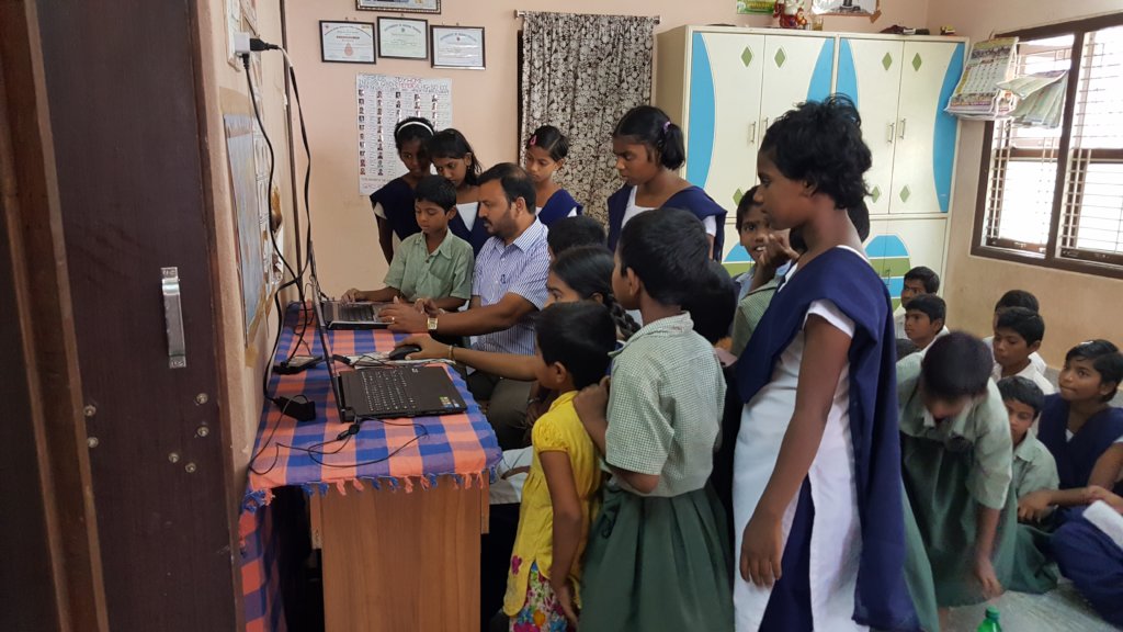 Employable skills to poor students in Andrapradesh