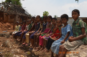 cyclone affected children in Araku valley involed