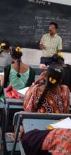 Educating girls in the class room