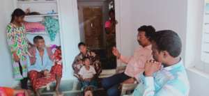 Intracting with school droupout family