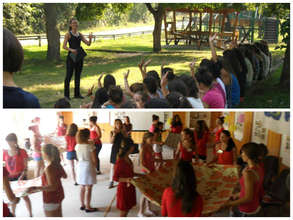 Our sessions included lectures and games