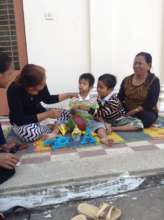 Together with their housemother and two teachers