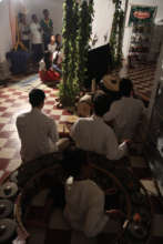 Performing Pin peat for Shadow Puppet Performance