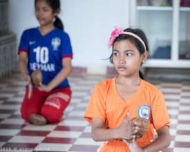 Folk Dance lesson at KCDI