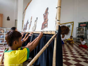 Art creates happiness and is healing