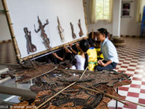 Shadow Puppet rehearsals