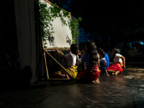 Shadow Puppet Theatre KCDI students