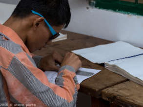 Making Braille using metal instruments