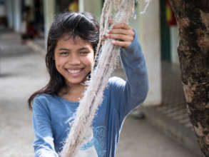 One of our beautiful children in the garden