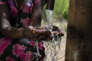 You provided clean water for people in So. Sudan.