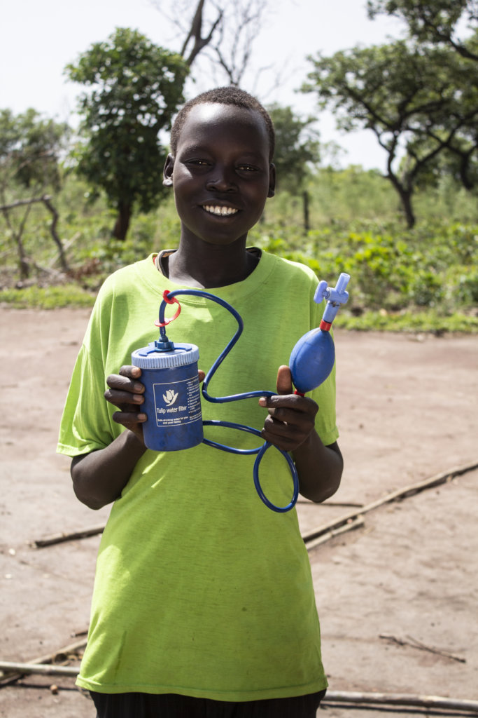 You gave Peter a water filter!