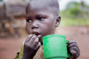 You're helping feed and shelter displaced children