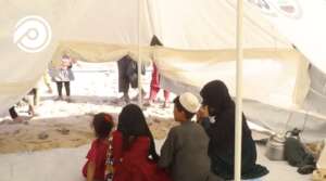 tent shelters for families who have lost homes