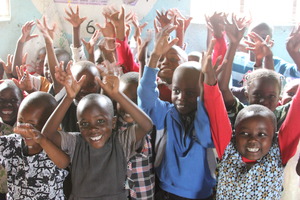 Preschool students celebrate clean water!