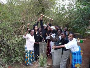 GWWI Graduates build their first Biosand Filter