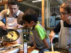 Chef providing opportunities for children