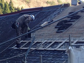 Restoration of roof by craftman