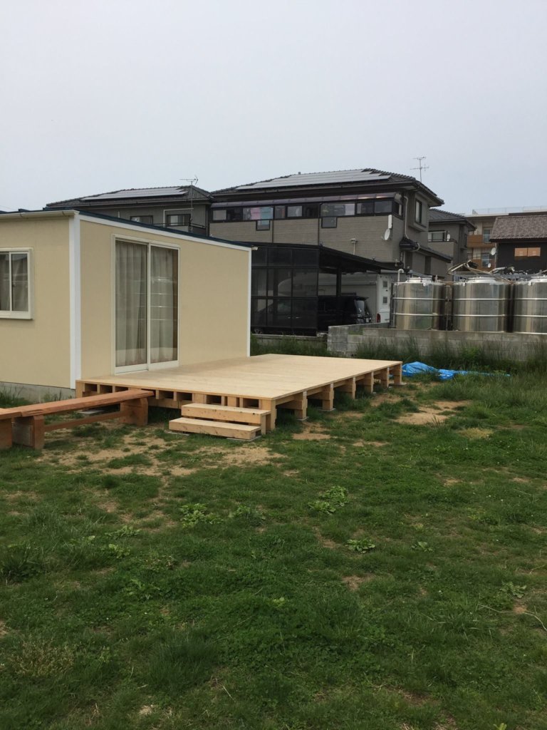 Kodomo Company playground with Endo-san's new deck