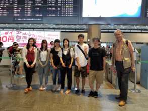 Ishinomaki Exchange Students Leaving Japan