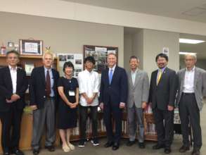 Charge D'Affaires Young & Consul Gen Lee at ISU