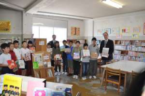 Taylor Bunko Outreach at Ishinomaki ES